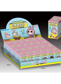 Generic Cross Border 24 Box LABUBU Labu Blind Box Doll Pendant Cute Cartoon Keychain Pupil Toys-Color:Spirit Snake Xianrui 24 Small Boxes In A Box, Shot In Multiples Of 24  - Image 2