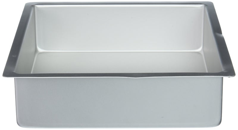 NY CAKE NY Cake Anodized Aluminum Square Cake Pans 10 Inch x 10 Inch x 3 Inch