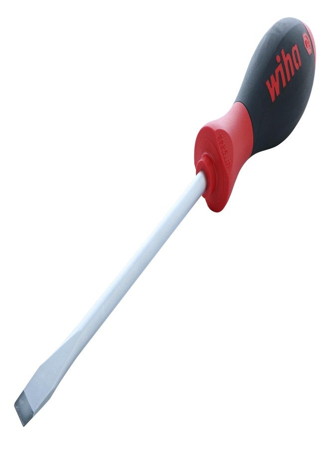 Wiha 30230 Slotted Screwdriver with SoftFinish Handle, 8.0 x 175mm - Image 1