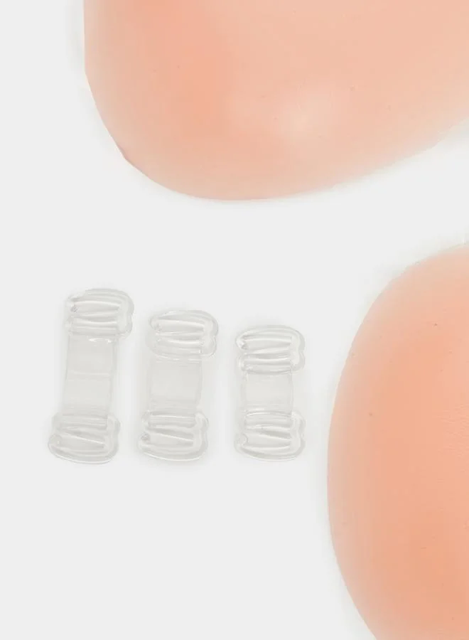 ستايلي حمالة صدر سيليكون لاصقة بثلاثة مشابك بأحجام مختلفة