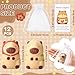 RoundFunny 12 Set Capybara Party Favors Positive Capybara Squeeze Stress Balls with Cards Bags Mini Animal Stress Relief Toy Bulk for Employee Appreciation Gifts Adult Kid Birthday Decor Classic - Image 4