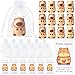 RoundFunny 12 Set Capybara Party Favors Positive Capybara Squeeze Stress Balls with Cards Bags Mini Animal Stress Relief Toy Bulk for Employee Appreciation Gifts Adult Kid Birthday Decor Classic - Image 2