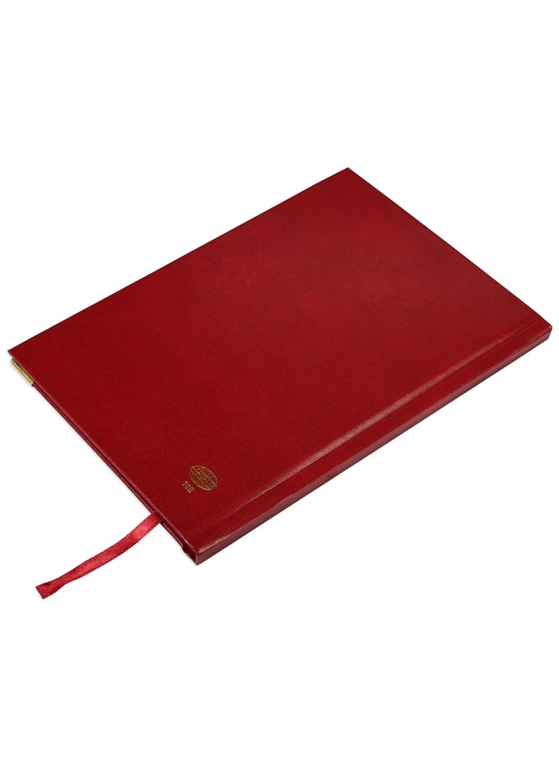 FIS FIS A5 Diary 2025 English (1-Week at a glance) Maroon - FSDI78E25MR  - Image 3