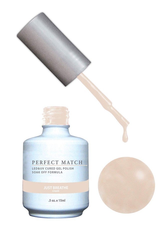 جل طلاء LeChat Perfect Match Belle La Vie Collection Just Breathe - .5oz