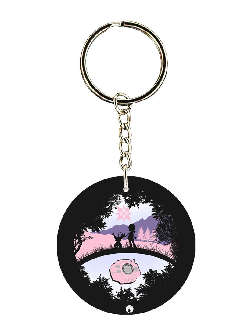 RKN Anime Digimon Printed Keychain
