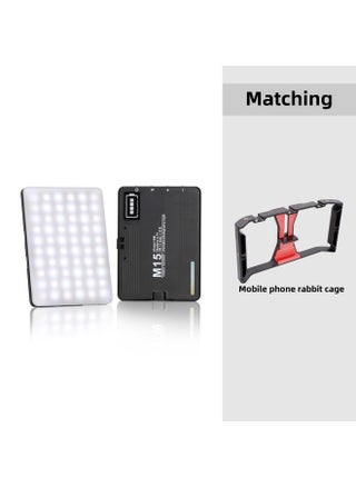 Strict Selection Of RGB Fill Light Mobile Phone Live Fill Light Portable Pocket Light LED Full Color Live Fill Light-Light Source Color:M15+rabbit Cage - pzsku/Z86E77D1DB2B399A4D5BDZ/45/1746215622/4652167d-910d-4704-889f-323853537365
