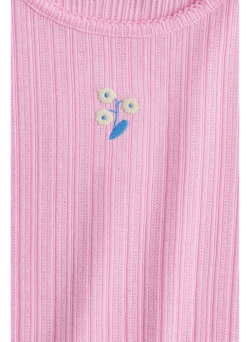 H&M Pointelle Top