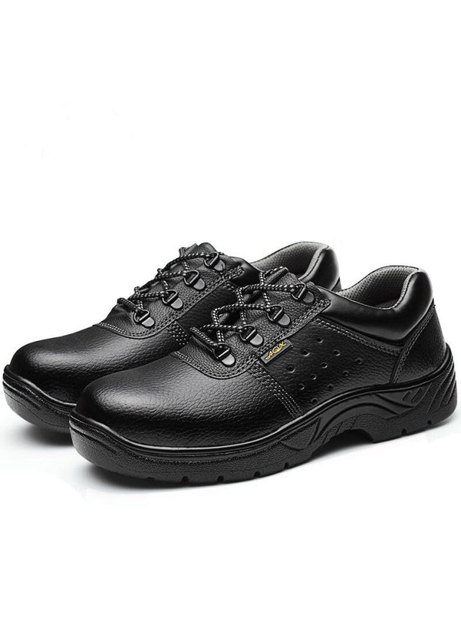 Old housekeeper Old Steward Labor Protection Shoes Men Summer Breathable Steel Toe Smash-Proof Puncture-Proof Waterproof Oil-Resistant Safety Work Functional Shoes 114 35 - Image 4