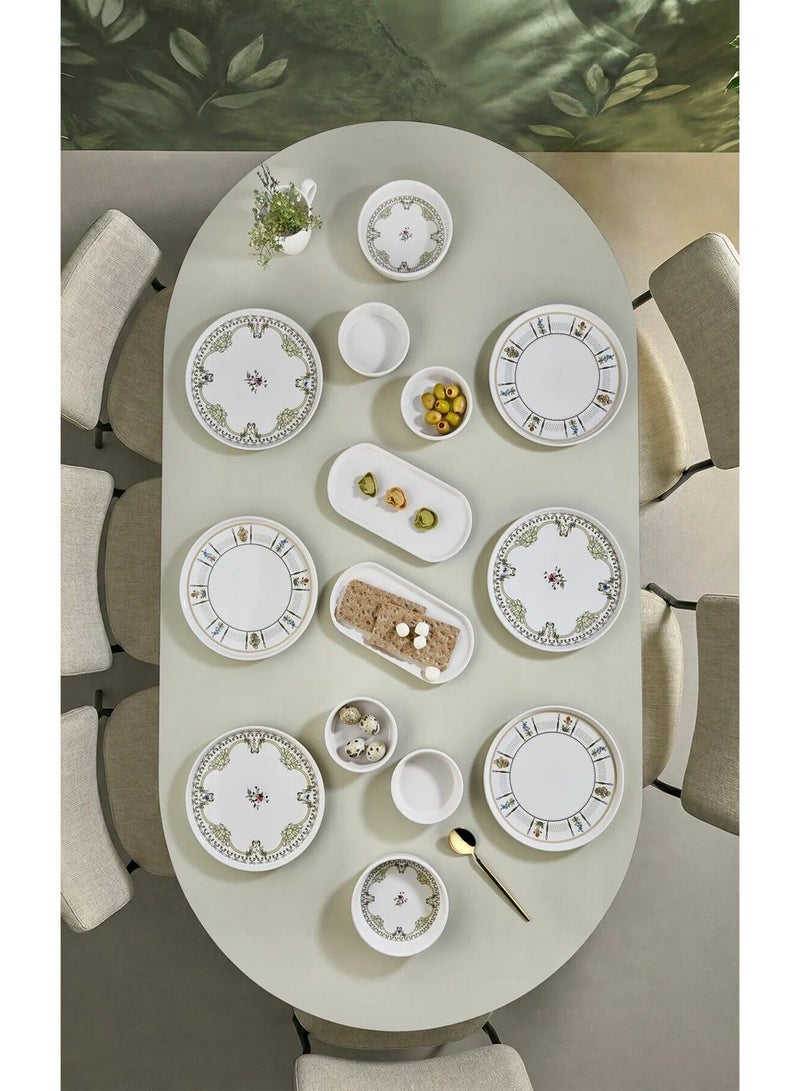 Kitchen Life 14 Piece Country Breakfast Set for 6 People - Luxury Breakfast Presentation Set Plate Made in Turkey - Image 3