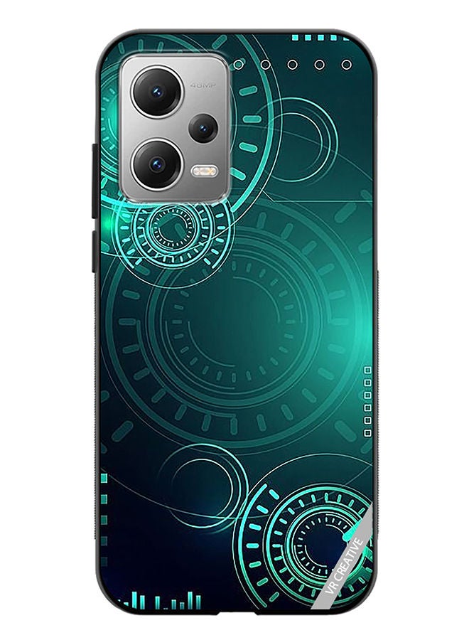 VR CREATIVE Protective Case Cover For Xiaomi Redmi Note 12 Green Technology Design Multicolour - Image 1