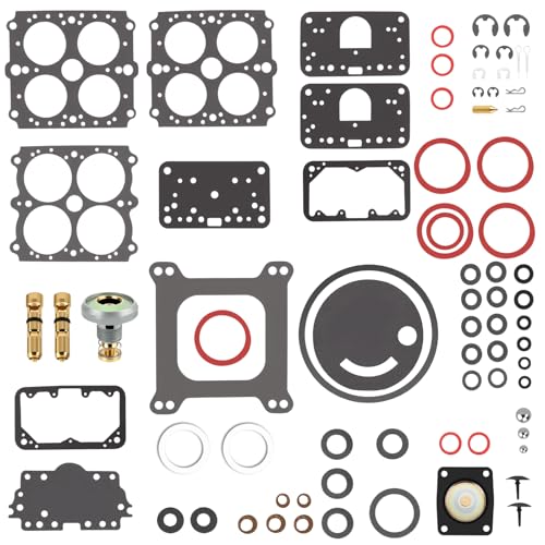VORIPO Carburetor Rebuild Kit Vacuum Secondary for Holley 4160 Series Carburetor 600 750 390 850CFM 1850 8007 80457 80508 3310 37-754 37-119 37-720 37-1542, 3-200 Carb Renew Parts Replace 159064 190003 - Image 1