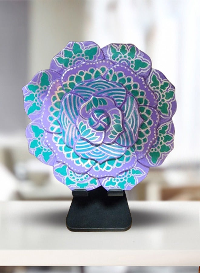 داش وتوين طبق حافة مزخرف بزخارف نباتية (صغير) - Image 1