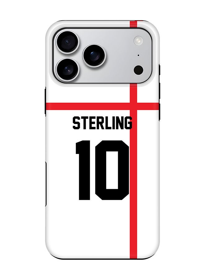 Tough Pro Magnetic Case for iPhone 17 Pro Max, Dual Layer hybrid PC + TPU Mobile Cover Matte - Football - England,  Sterling