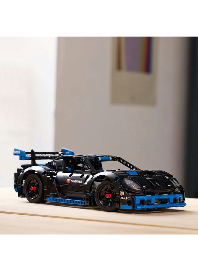 LEGO - لعبة سيارة السباق تكنيك بورش جي تي 4 إي-بيرفورمانس، تحكم عن بعد، نموذج تفاعلي هدية للأطفال الذين يحبون المركبات الفاخرة 42176 (834 قطعة) - Image 1