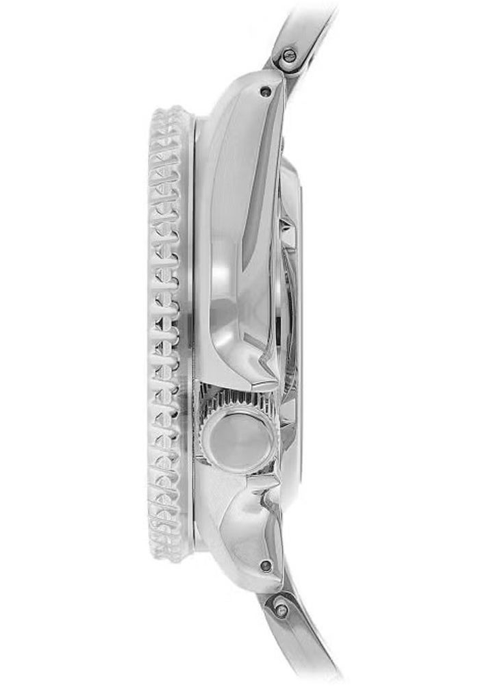 Seiko - Men's Round Shape Stainless Steel Analog Wrist Watch 43 mm - Silver - SRPD59K1 - Image 1