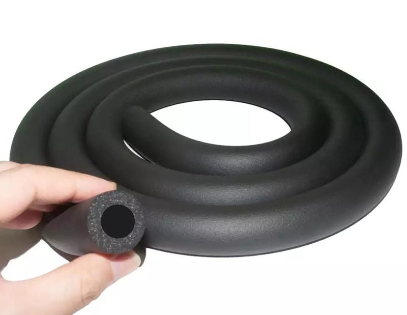 Marshland AC Tube 58 ID X 14 THK Insulation Tube Nitrile Tube Heat and Cold Insulation Tube Air Conditioner Tube Rubber Tube Foam Insulated Tube 6 Feet Length 16MM Inner 06MM THK Pack of 7 - Image 1