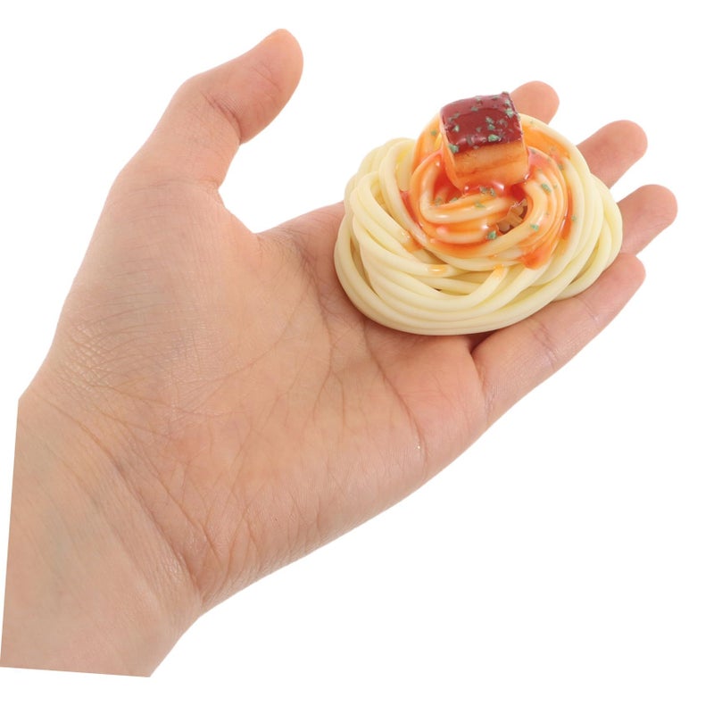 Realistic Faux Spaghetti Food Display Prop 2Pcs Lightweight Kitchen Decor - Image 5
