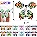 MCPINKY 26PCS Magic Flying Butterfly Toys Wind Up Butterfly Toy Fairy Flying Toy Flying Butterfly Cards in The Book Surprise Explosion Box Gift Wrapping for Birthday Party Wedding Anniversary - Image 4