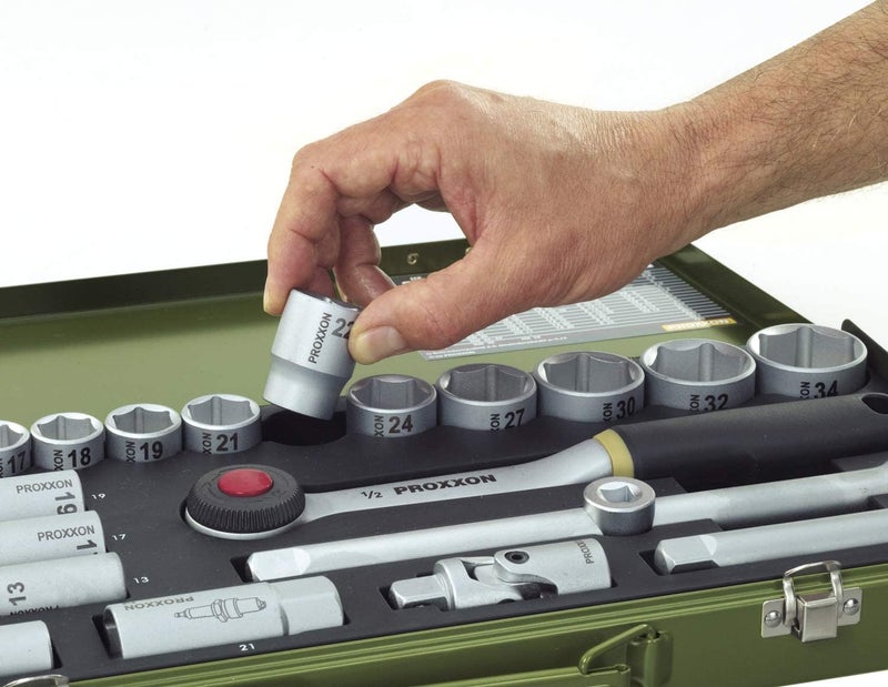 Proxxon (23080 36 Piece Socket Set with 1/4 inch Square Drive - Image 4