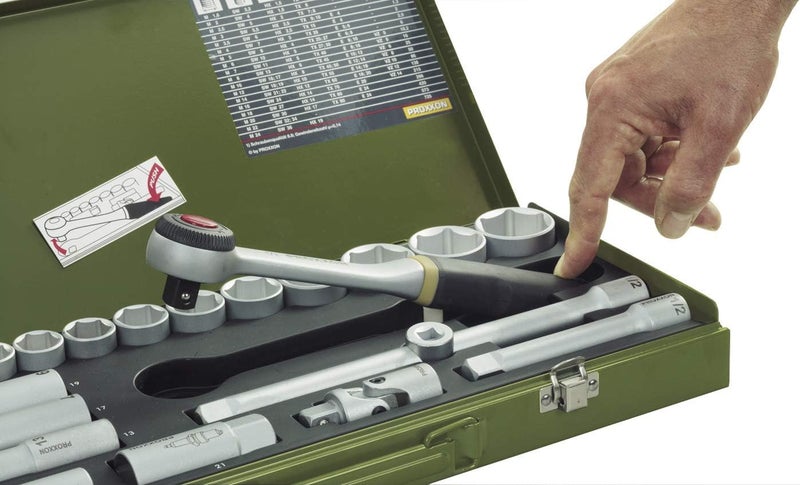 Proxxon (23080 36 Piece Socket Set with 1/4 inch Square Drive - Image 3
