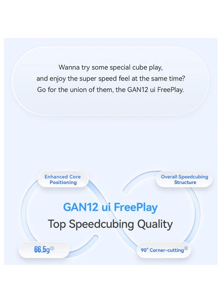 GANCUBE - GAN 12 Ui Speed Cube With Charging Box - Image 1