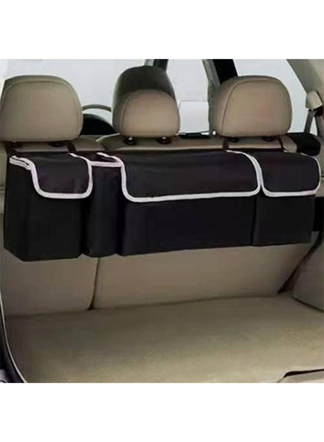 Hihonor Car Trunk Organizer Bag,Rear Seat Hanging Organizer Bag,Foldable Design,Large Capacity Storage for SUV/Trucks  - Image 3