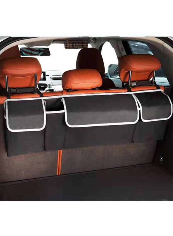 Hihonor Car Trunk Organizer Bag,Rear Seat Hanging Organizer Bag,Foldable Design,Large Capacity Storage for SUV/Trucks  - Image 5