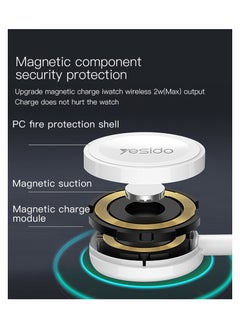 Yesido CA70 watch charger White  - Image 4