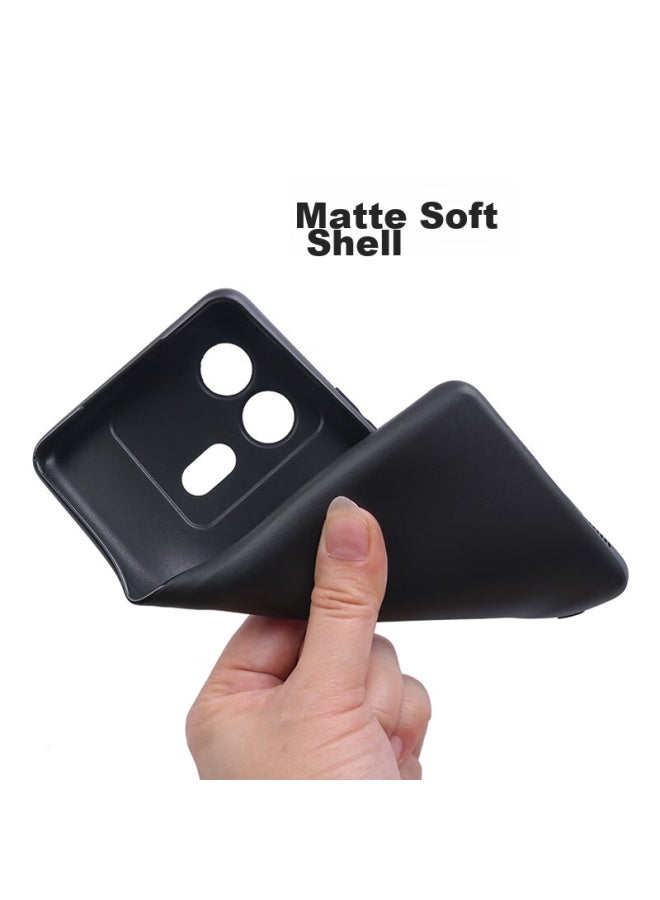 Maikuqi Vivo Iqoo Neo8/neo8 Pro Phone Case, Full Coverage Tpu Shockproof Soft Shell Phone Protective Cover, Matte Black - Image 4