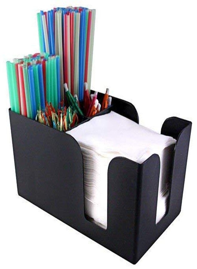 LUXURIA Bar Caddy Organizer & Straw Holder with 6 Compartments (1) - Image 4