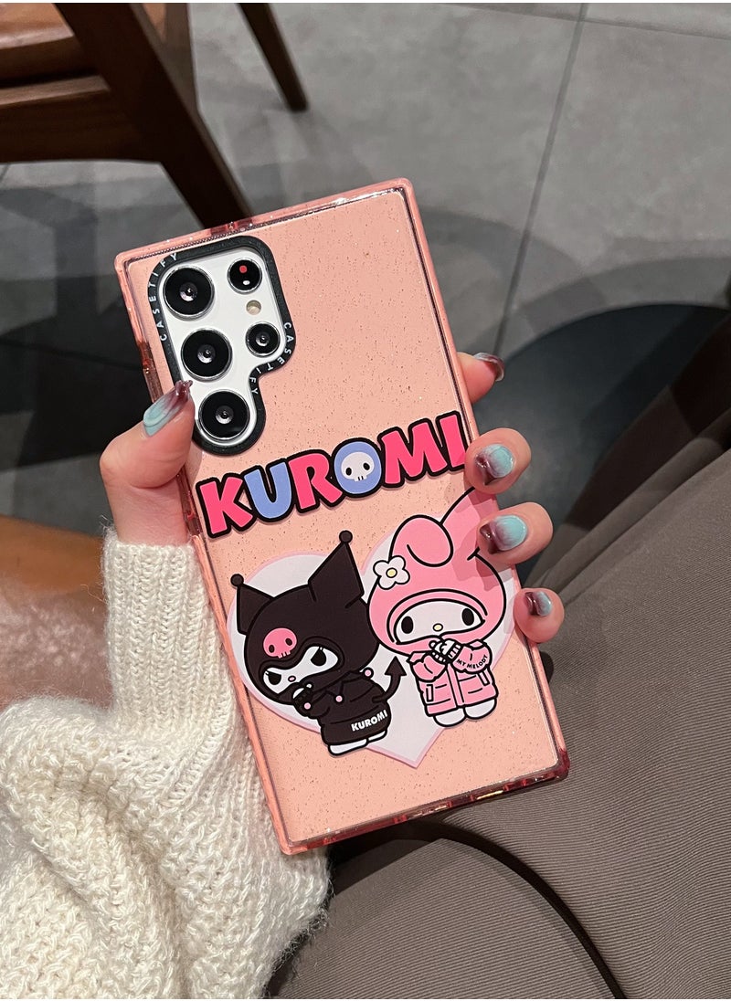 Casetify - Samsung Galaxy S23 Ultra Case: Glitter Kuromi Friendship Series - Image 1