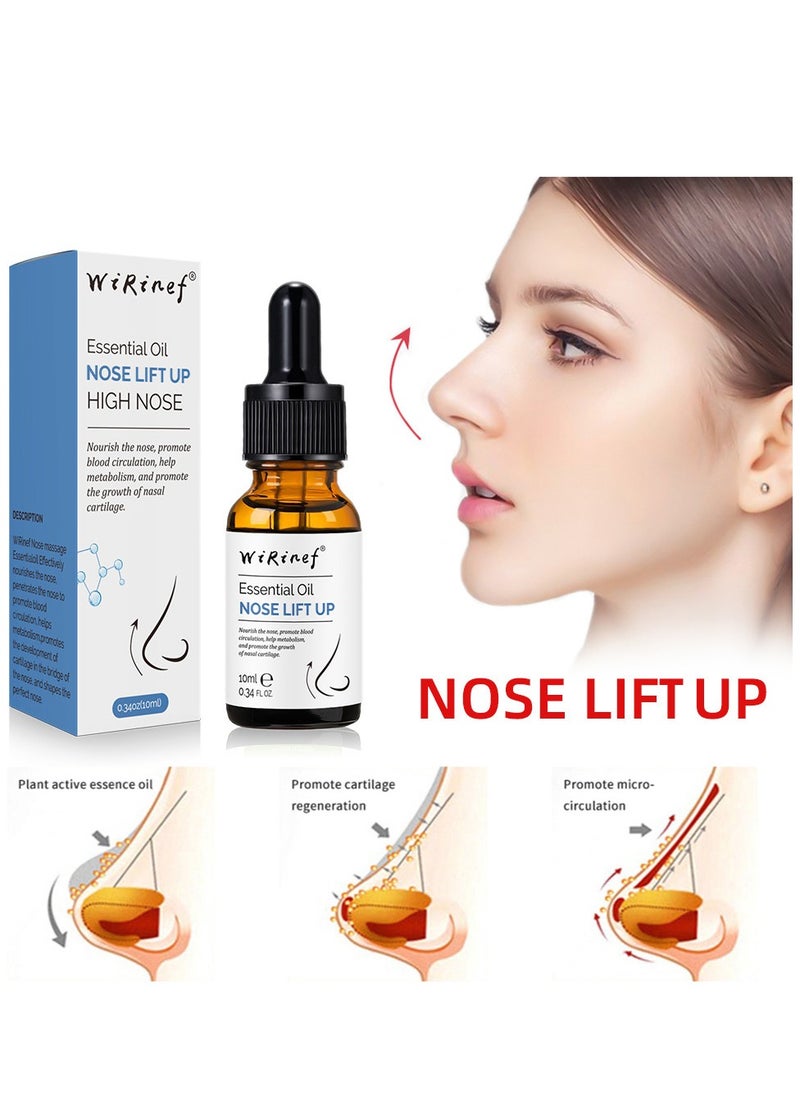 WiRinef Nose Lift Up Essential Oil and Nose Shape Clips for Massage Nose,  Make Nose Straighter And Beautiful  - Image 2