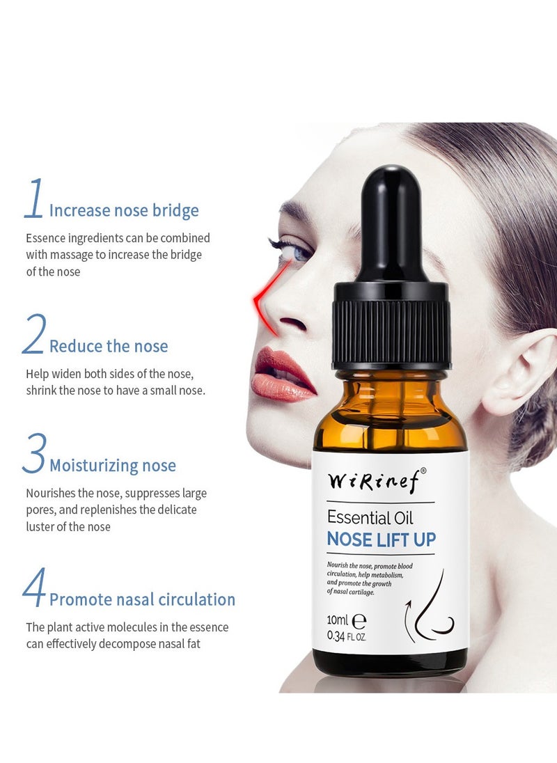 WiRinef Nose Lift Up Essential Oil and Nose Shape Clips for Massage Nose,  Make Nose Straighter And Beautiful  - Image 4