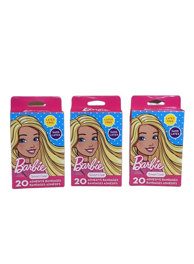 Smart Care Barbie Themed Sterile Adhesive Kids Bandages - Three Pack, Multi - Image 5