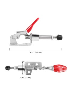 KASTWAVE Toggle Clamp, 10 Packs 301AM Adjustable Push Pull Toggle Clamp, Quick Release Vertical Toggle Clamp for Welding, Woodworking, 99 lbs Max Clamping Force  - Image 4