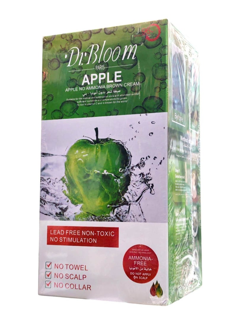 صبغة شعر بدون امونيا بني 500+500 مل