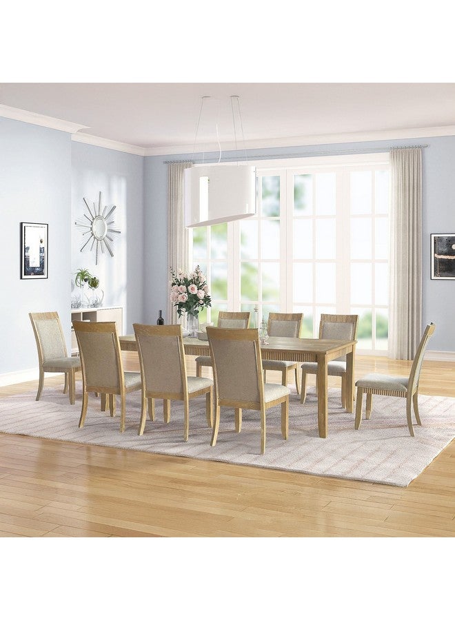 هوم بوكس طقم طاولة طعام كولينبورج إن إكس تي 9 قطع 8 مقاعد 76.2 × 240 × 120 سم - Image 1