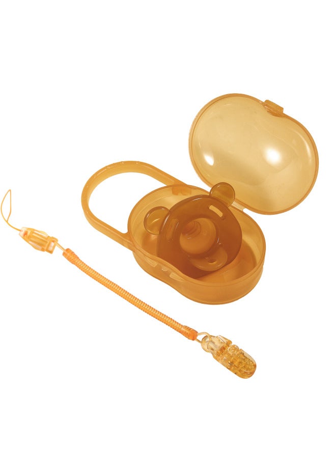 Liquid Super Soft Bear Pacifier Anti-flatulence Silicone Baby Sleeping Type Baby Play Mouth Pinduoduo