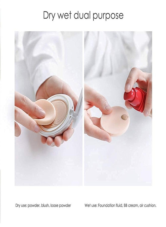 Evaluemart 6-in-1 Beauty Blender Sponge Set for Makeup - Soft, Reusable & Latex-Free Sponges with Puff, Cotton Pad & Foundation Blender - Beauty Product for Women & Girls (Multicolor) - Image 3