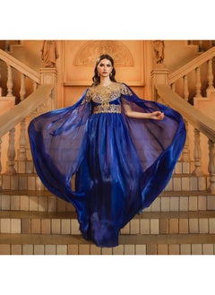 Madam Uniq Women's New High-End Long Sleeve Round Neck Slim-Fit Waist-Defined Lace Evening Gown Dress with Flared Skirt  - Image 4