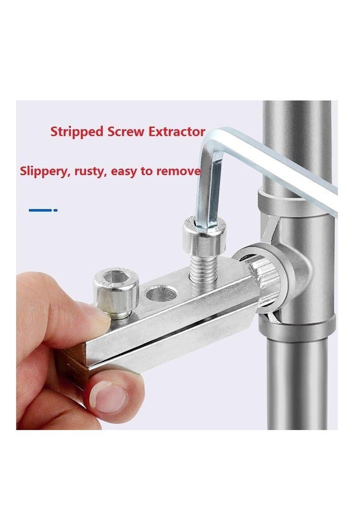 Stripped Screw Extractor Set For Damaged,Screw Remover And Extractor,Broken Screw Removal Tool,Easy Out Bolt Extractor Kit,Broken Water Pipe Extractor - Image 2
