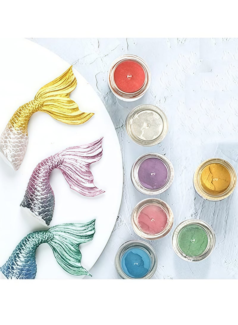 2 Pcs Gold Metallic Baking Craft Glitter Powder Food Safe Cake Topper Decoration for DIY Cupcakes Cookies Dessert Garnish Parties Weddings Festive Celebrations,Sparkling Shimmery Dust for Creative Baking,All 20g - Image 4