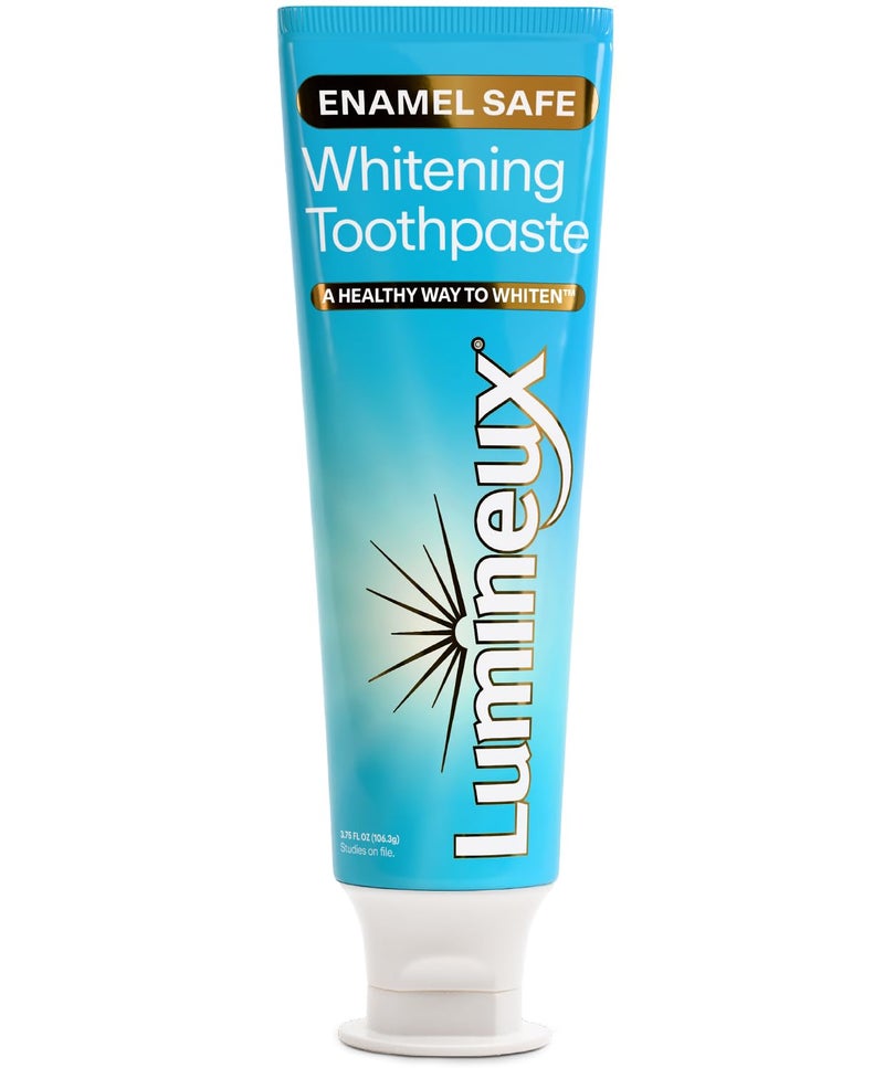 Lumineux Teeth Whitening Toothpaste - Peroxide Free, Enamel Safe for Sensitive Whiter Teeth - Fluoride Free, No Alcohol, Artificial Colors, SLS Free Dentist Formulated - 3.75 Oz - Image 1