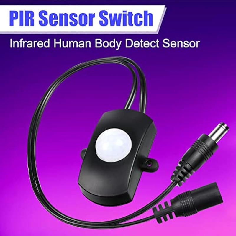 تيار مباشر 5 فولت - 24 فولت 5 امبير بي اي ار يعمل بالحركة مع كيبل اقتران تيار مباشر لشريط اضاءة LED (3 قطع) - Image 4