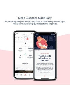 Nanit Pro Complete Baby Monitoring System Bundle Includes 1080P Over The Cot Camera, Travel Multi - Stand, Breathing Wear Bandtracks Newborn Sleep And Breathing Motion Sensor - Free, White, 1 Count  - Image 3