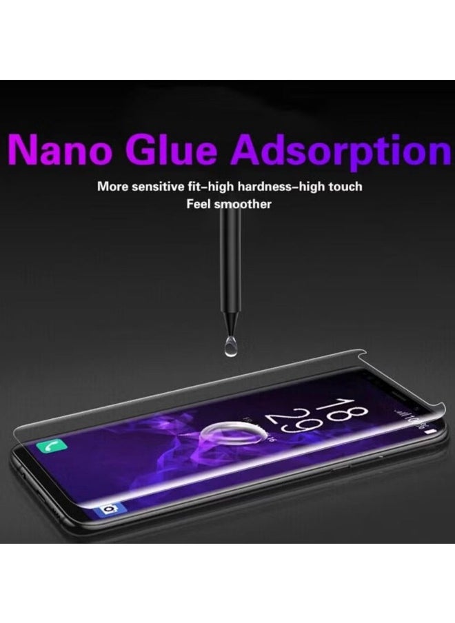 9D Nano Screen Protector For Samsung Galaxy S24 Ultra Full Edge-to-Edge Coverage Anti-Explosion Anti-Fingerprint From S-TOP