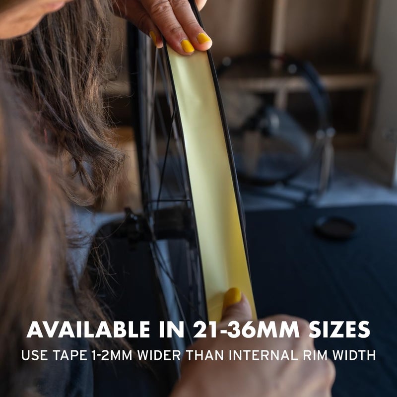 Stans no tubes Stan's Tubeless Rim Tape | Airtight MTB Seal | Lightweight & Durable Construction | Easy Wrap Application | 10 Yard x 33 mm - Image 2