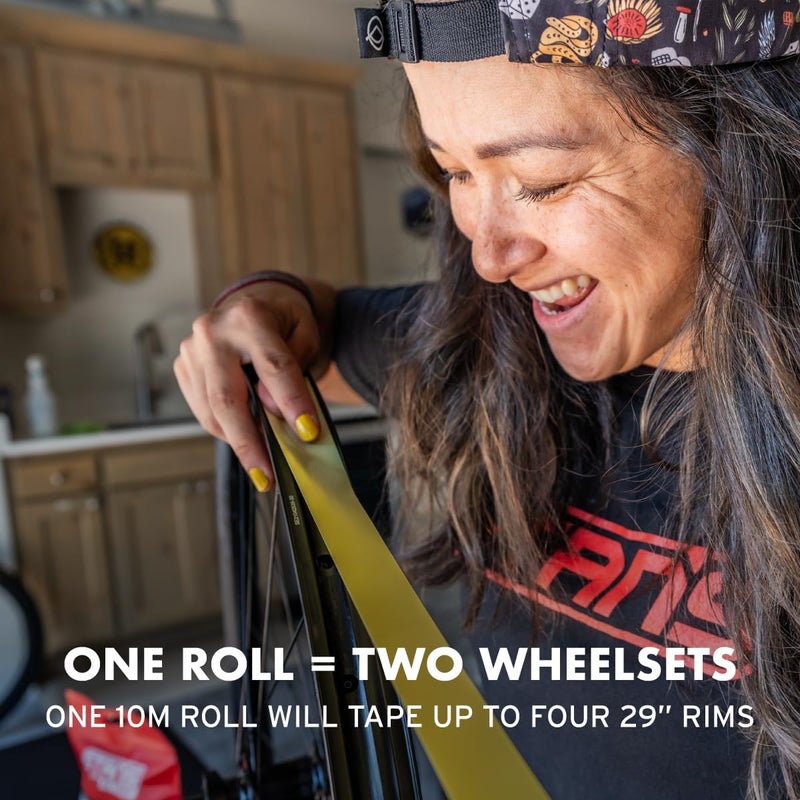 Stans no tubes Stan's Tubeless Rim Tape | Airtight MTB Seal | Lightweight & Durable Construction | Easy Wrap Application | 10 Yard x 33 mm - Image 3