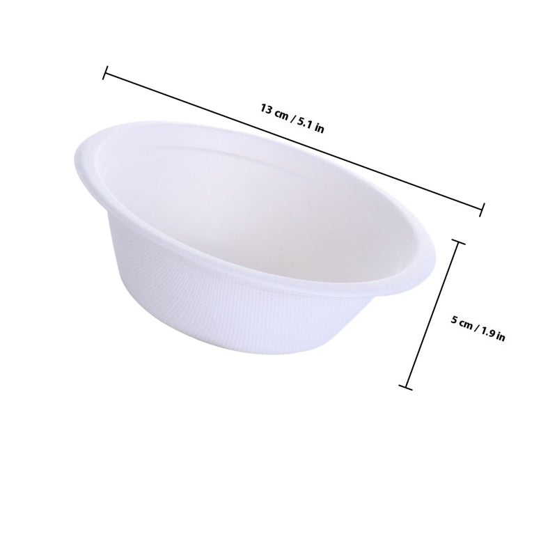 50pcs Bowl Round Shape Food Bowl Dinnerware Tableware for Party Banquet Home - Image 2