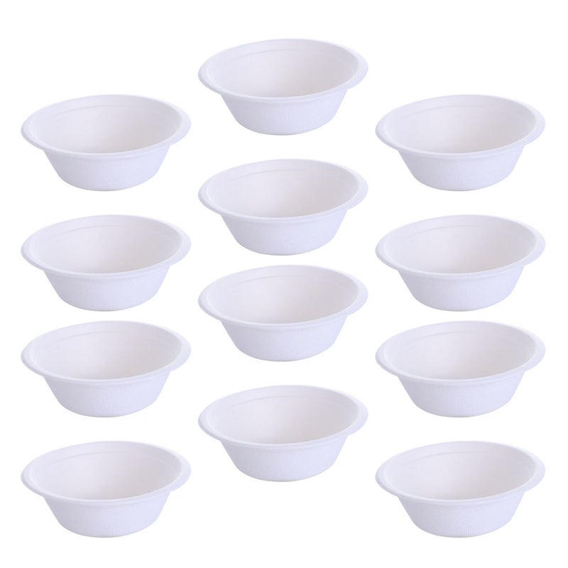 50pcs Bowl Round Shape Food Bowl Dinnerware Tableware for Party Banquet Home - Image 5